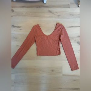 Salmon/peach lululemon align longsleeve. Size 4